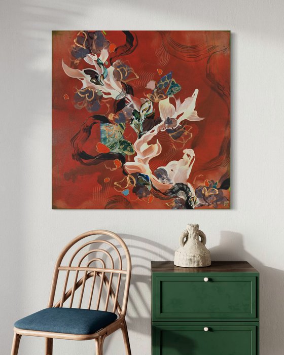 Silk, Lacquer and Cinnabar