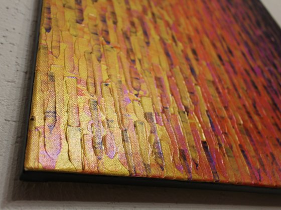 Gold orange pink gradient
