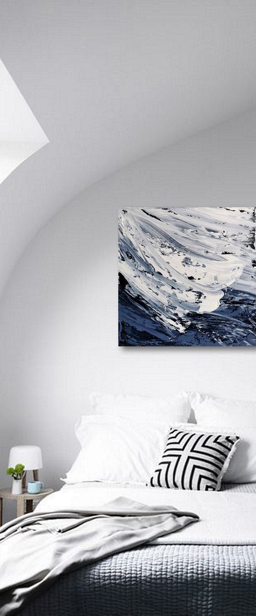 100x100cm. / abstract painting / Abstract 2249 by Alex Senchenko