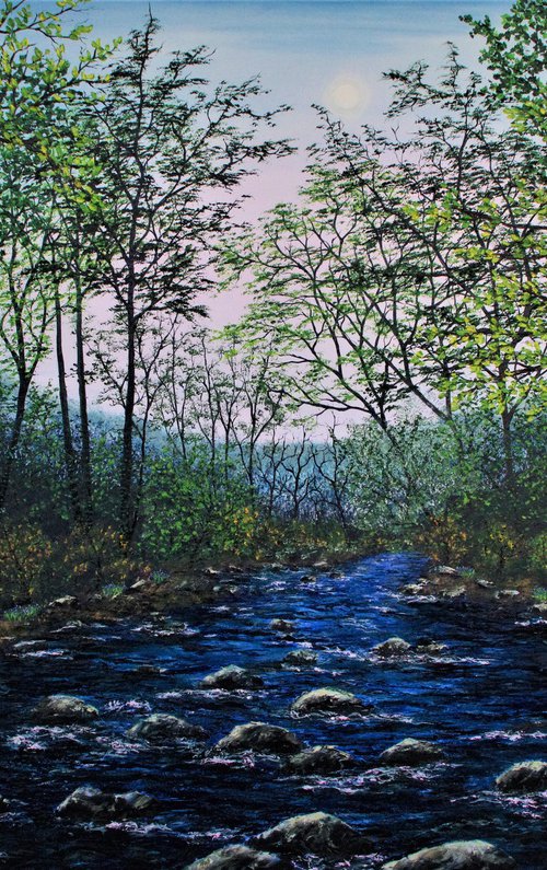 Ysgethin in Spring by Hazel Thomson