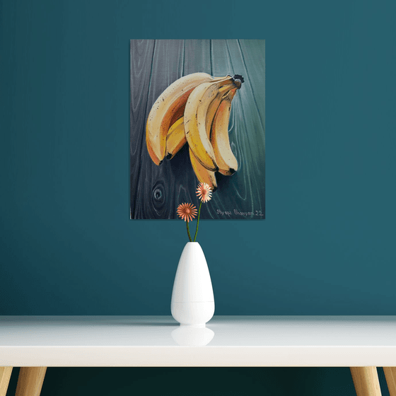 Bananas (40x30cm, oil on canvas)