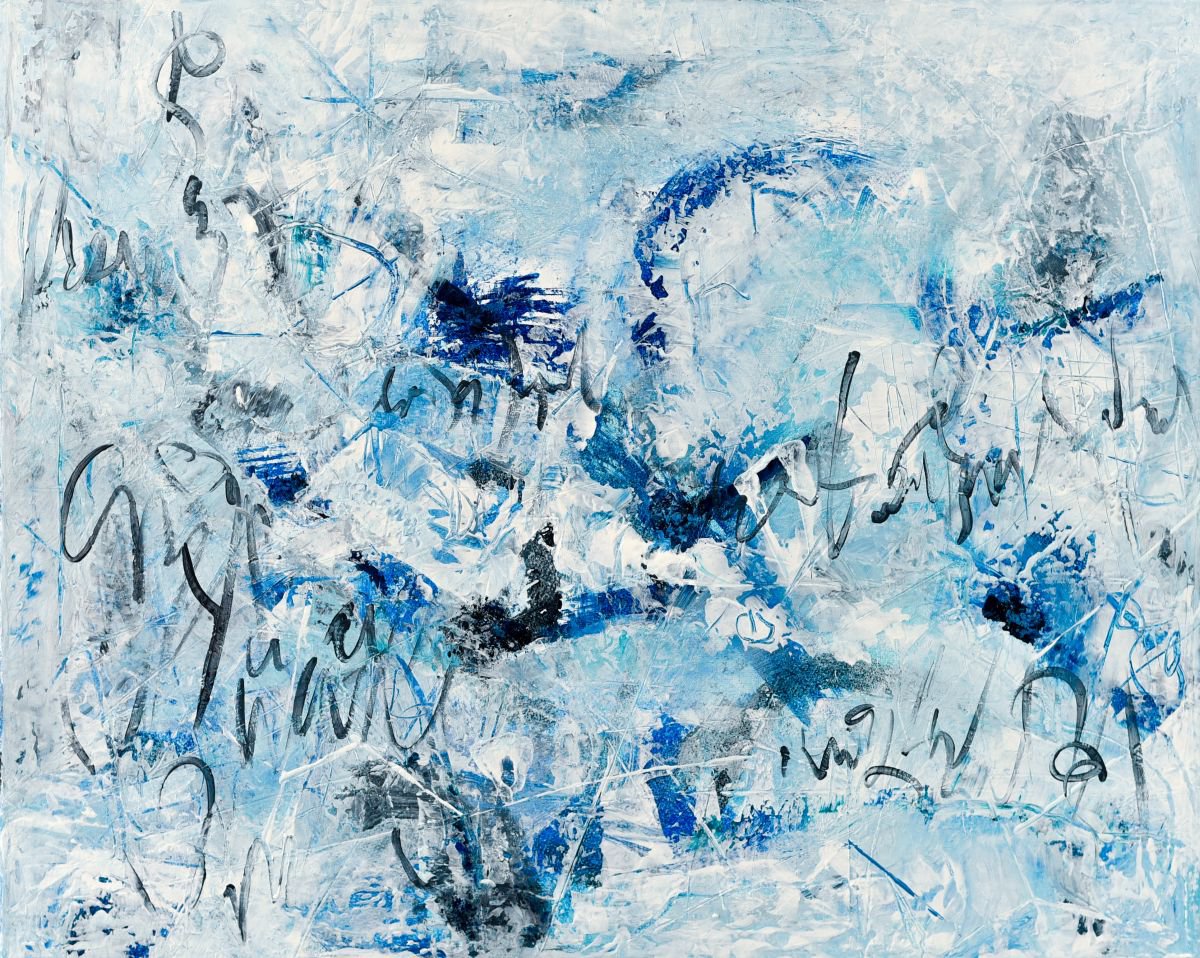 Abstract Acrylic Painting By Radek Smach, 30 X 24", Ma672, Original Artwork