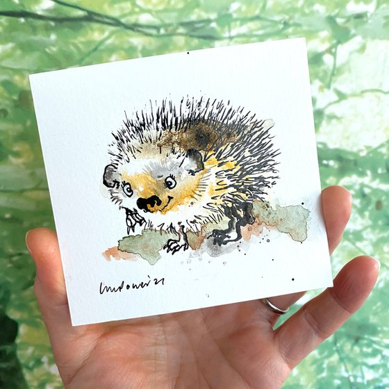 'Happy Hedgehog #02'