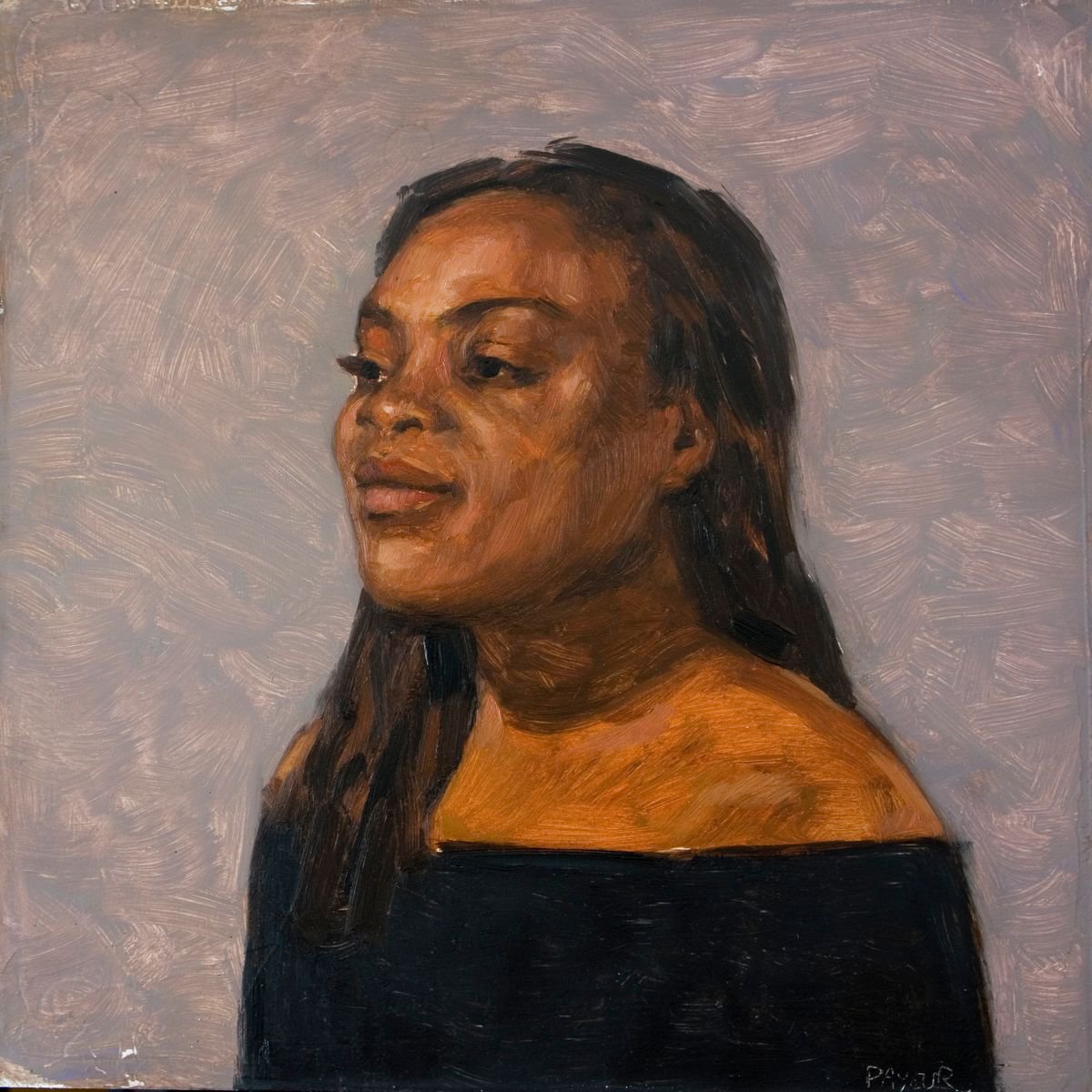 portrait of a black woman by Olivier Payeur