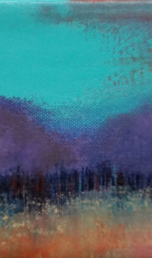 Purple Trees by Faith Patterson