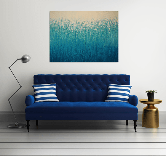 Blue Water Flow - Seascape