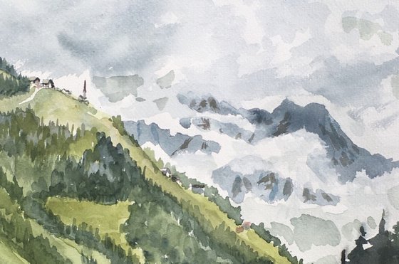 Clouds Lifting Over St. Quirin