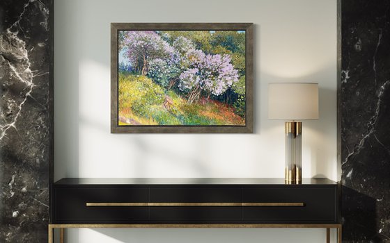 Lilac on the hill