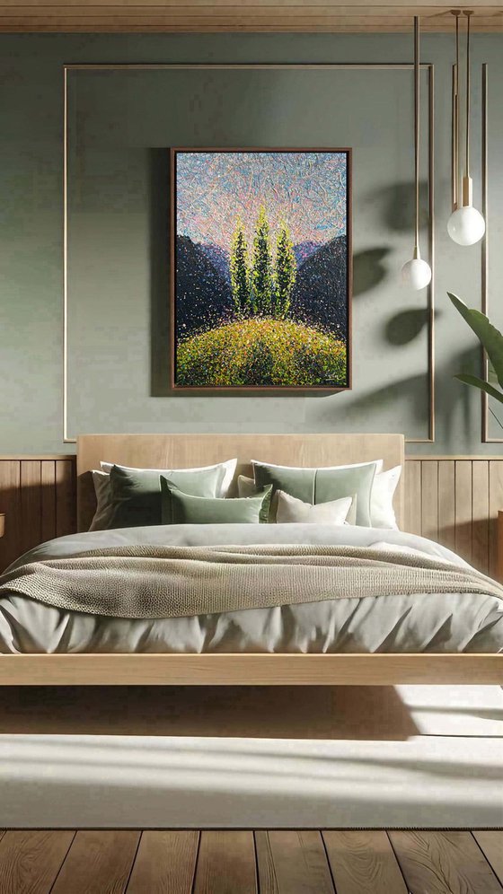 Summer’s Golden Resonance - framed