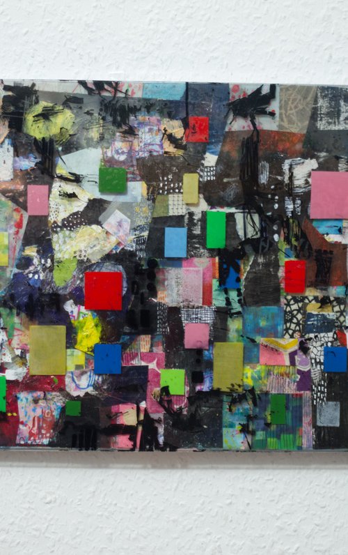 Black Abstraktion 12 by Junichi Oboshi