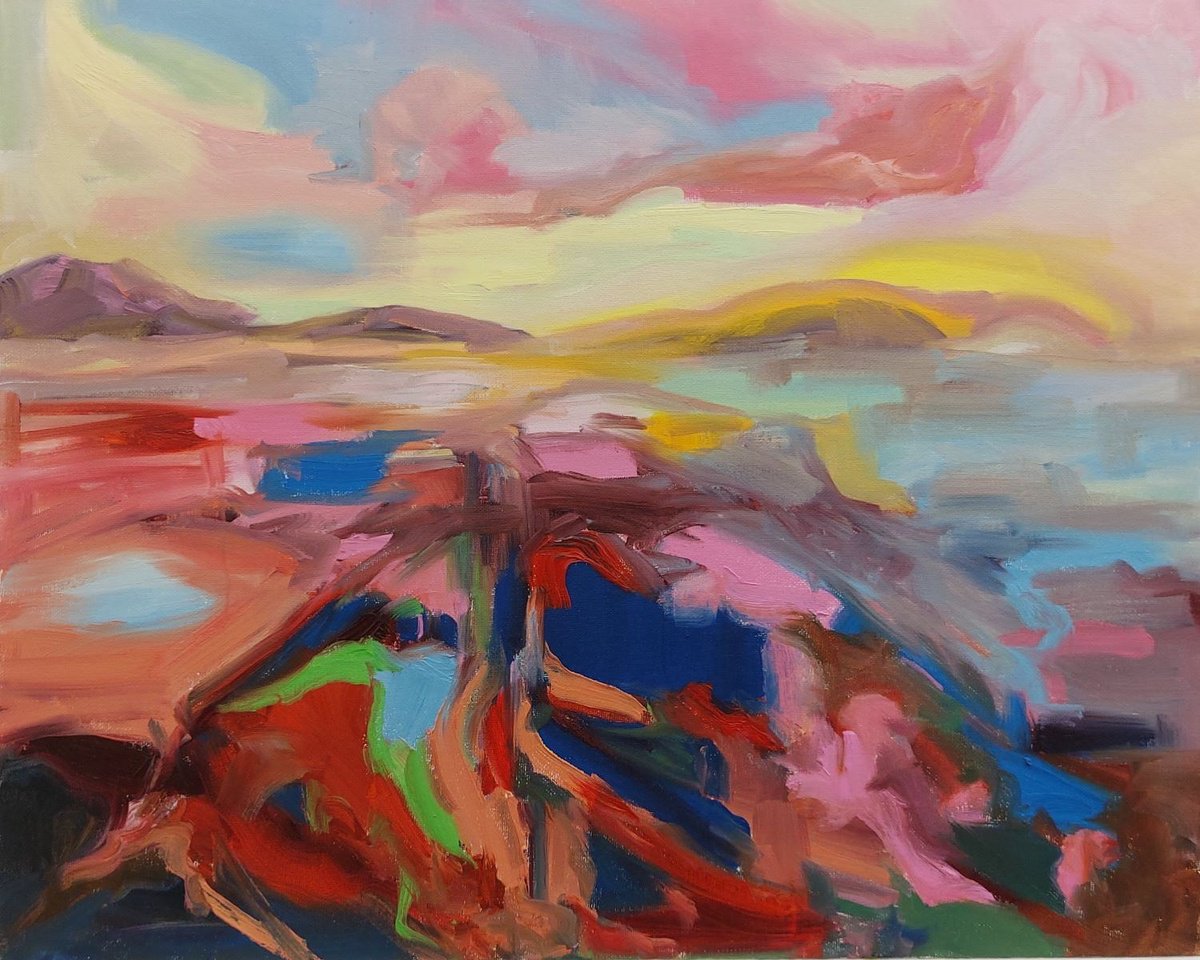 Sky Reflected On Land by Philippa Headley