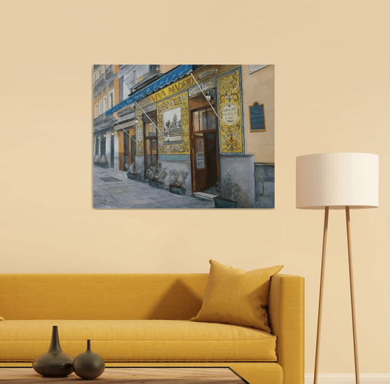 Viva Madrid-Bar- 73x92 cms