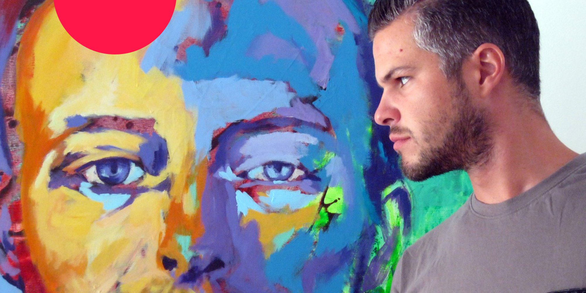 Javier Peña, self-taught artist, talks to Artfinder about creating portraits of famous faces and his love of using colour in his paintings.