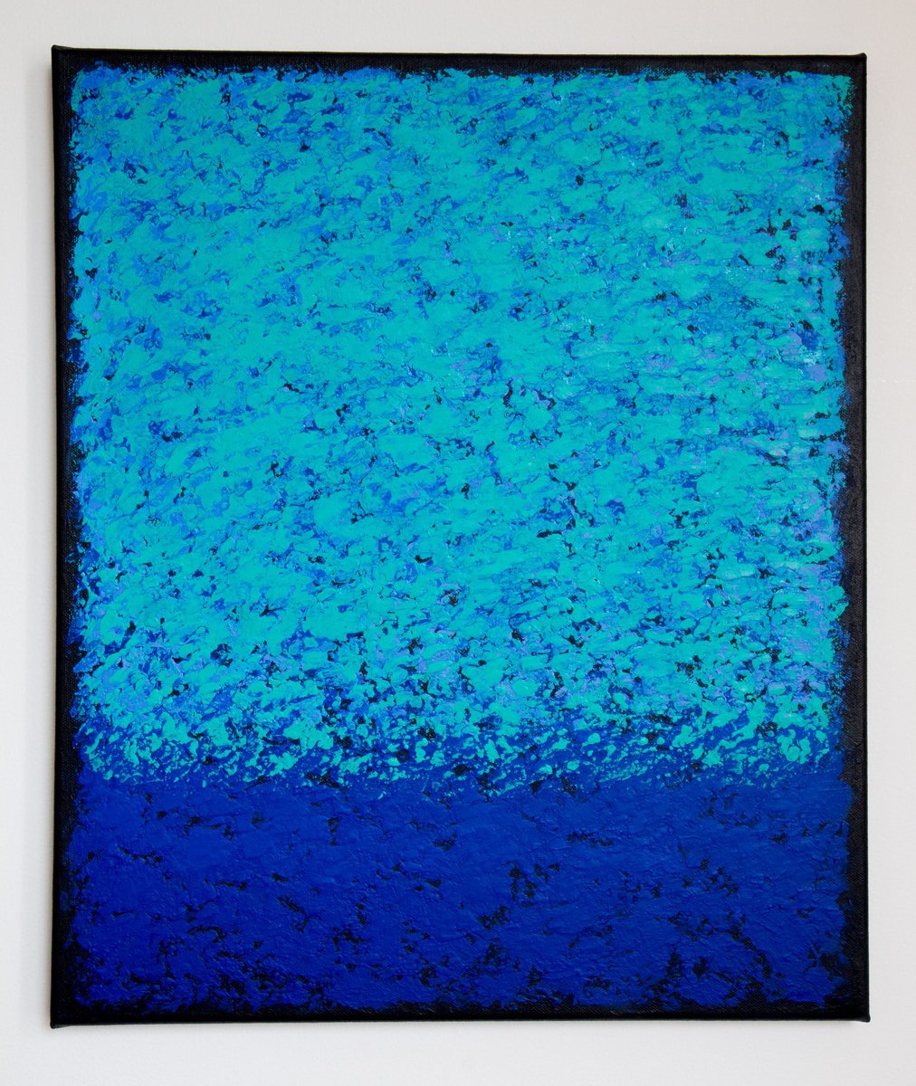 Abstract Acrylic Painting By Stefan Fierros, 16 X 19", Shifting Paradigm - 9, Original Artwork