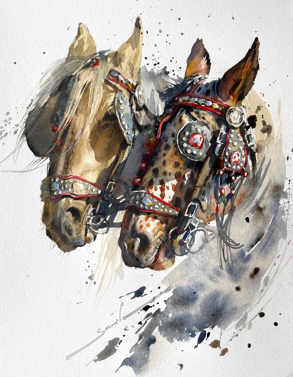 Horses - Dynamic elegance by Samira Yanushkova