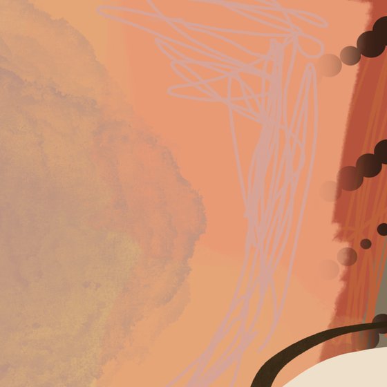 Organic Balance Floral Abstraction