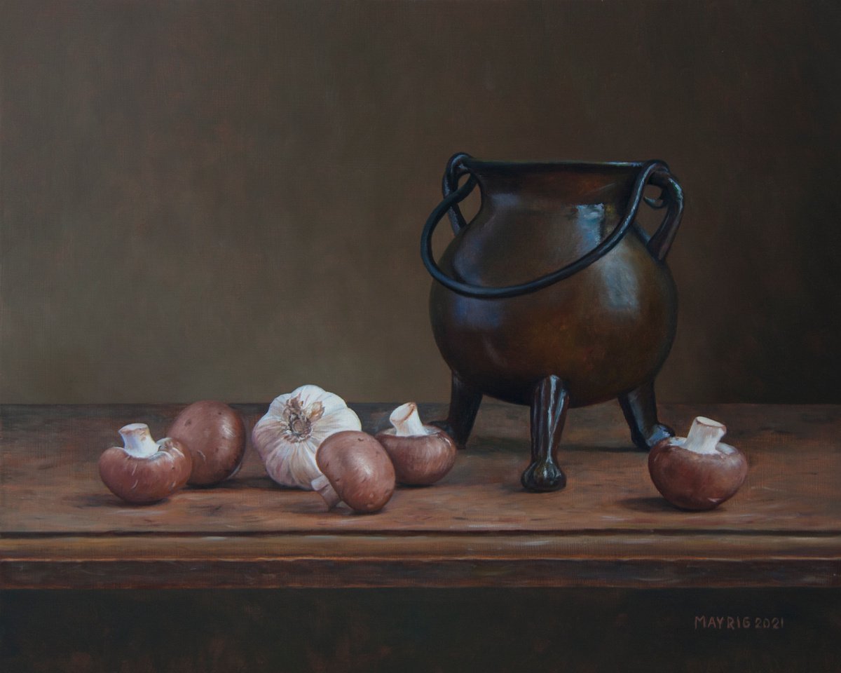 Mushroom garlic Stew by Mayrig Simonjan
