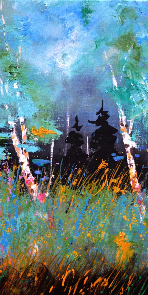 Aspen trees by Pol Henry Ledent