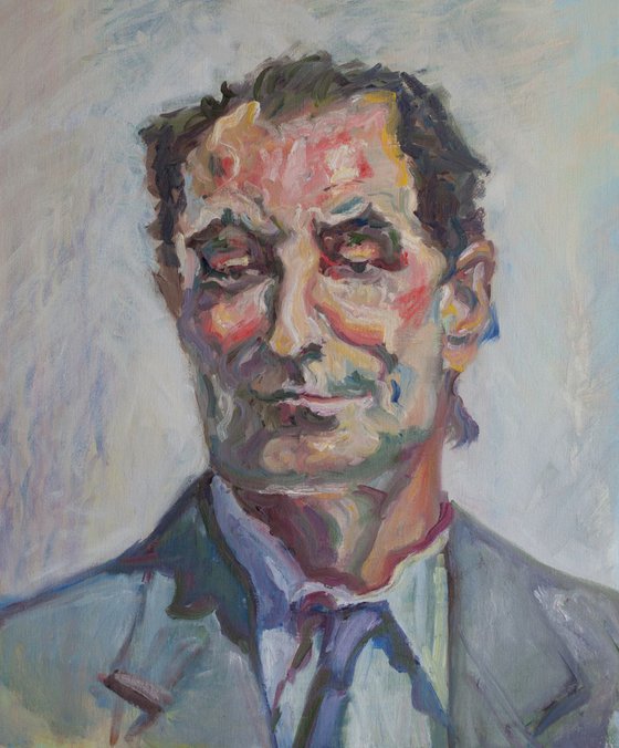 Expressive Portrait of a Man