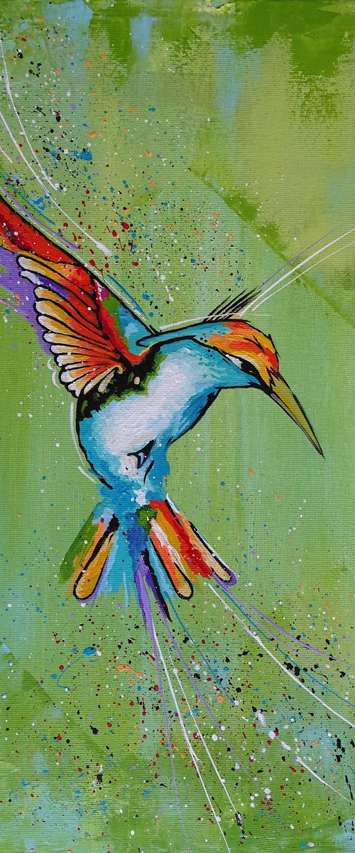 Hummingbird - 1 by Livien Rózen