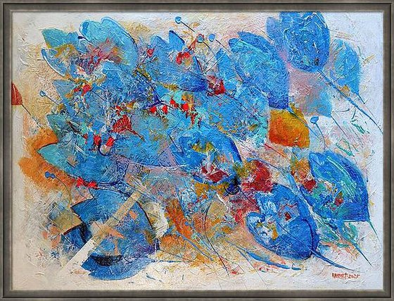 Fantasy with Blue Tulips