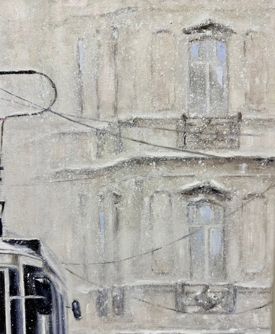 Red Tram in Istanbul