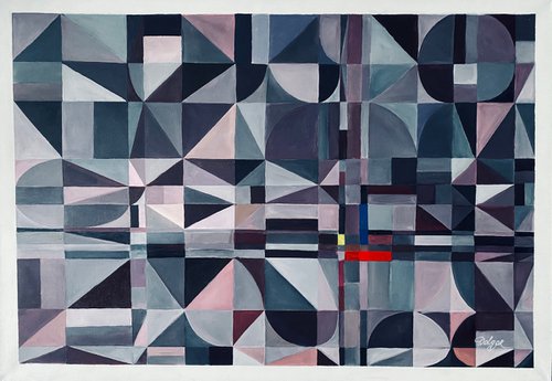 Geometric abstraction 2 by Dolgor Dugarova
