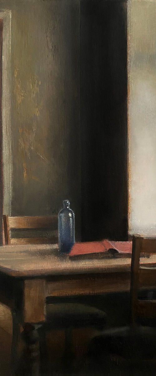 Blue Bottle by Bruce Dean