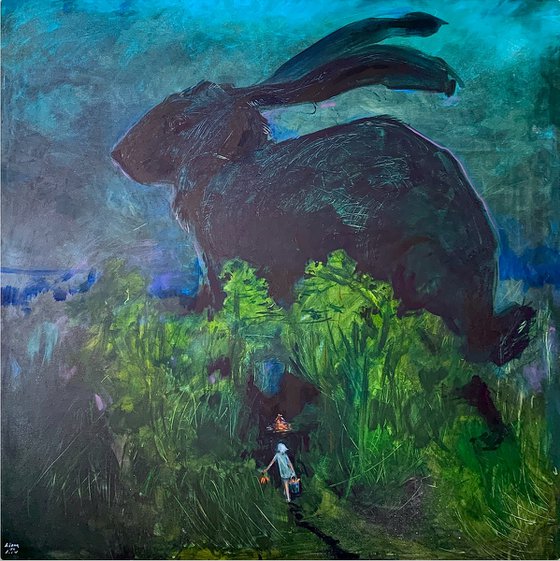 Hope Through the Thicket. 115x1115cm