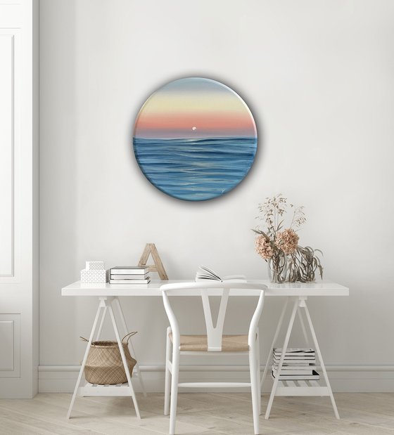 First Light - Coastal Sunrise Painting