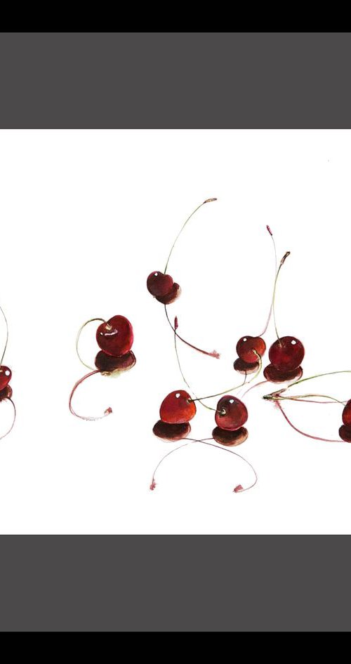 Cherries by Valerija Popova