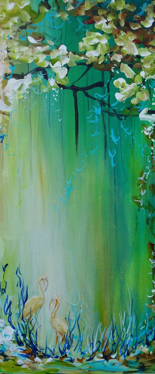 Abstract Floral Forest I by Sveta Osborne