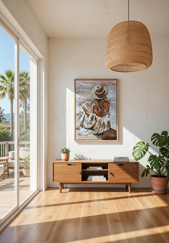 " GOOD STORY ON BEACH WITH BOOK "