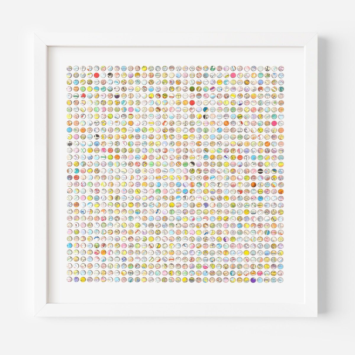Geometric Painting , Territories By Amelia Coward, 20 X 20, Artwork For Sale On Artfinder