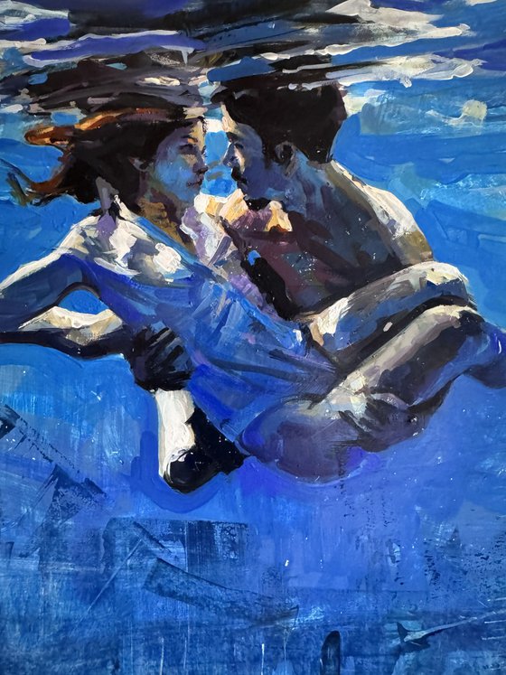 Kiss in Blue