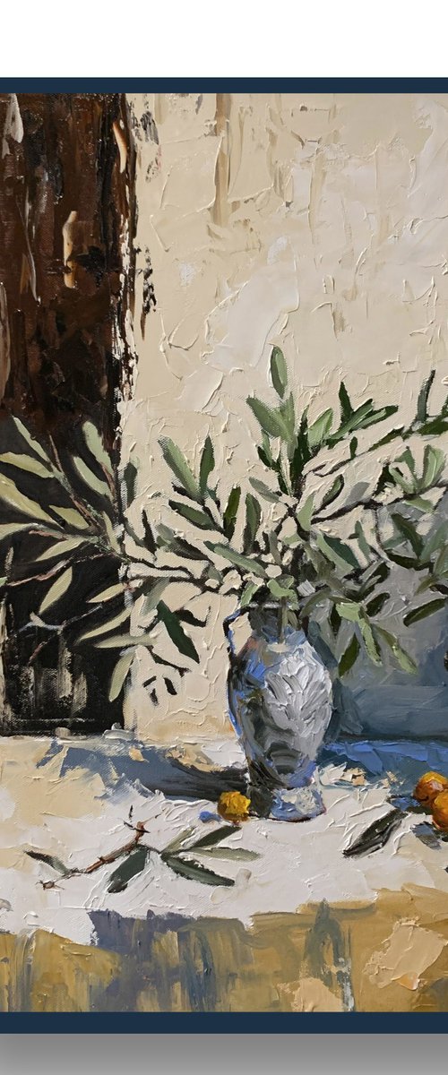 Olive Branches by the Window. by Vita Schagen