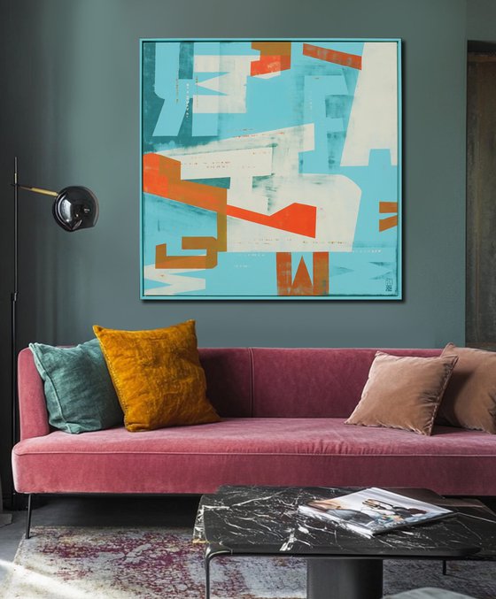 Typopop in turquoise