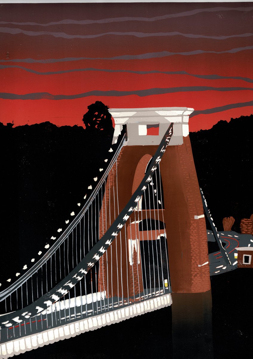 Clifton Sunset (Limited Edition 7 prints) by Joanne Spencer