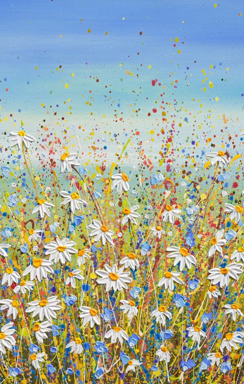 Morning Daisies by Olga Tkachyk