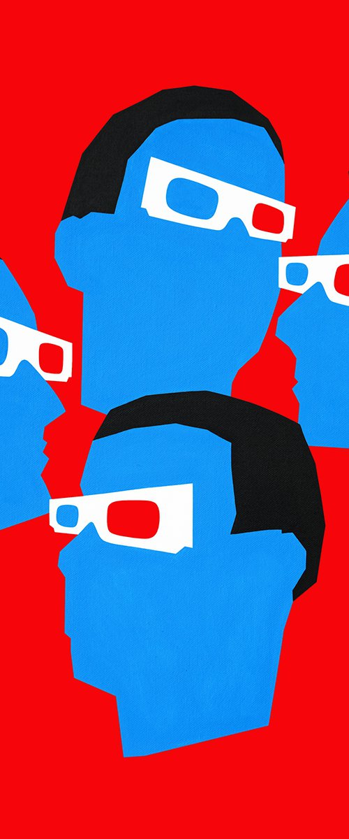 Faceless Portrait - Kraftwerk by Pop Art Australia