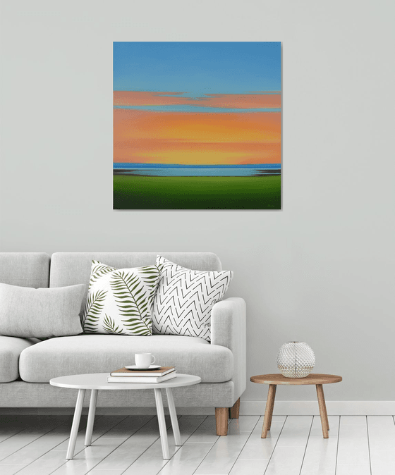 Dynamic View - Colorful Abstract Landscape