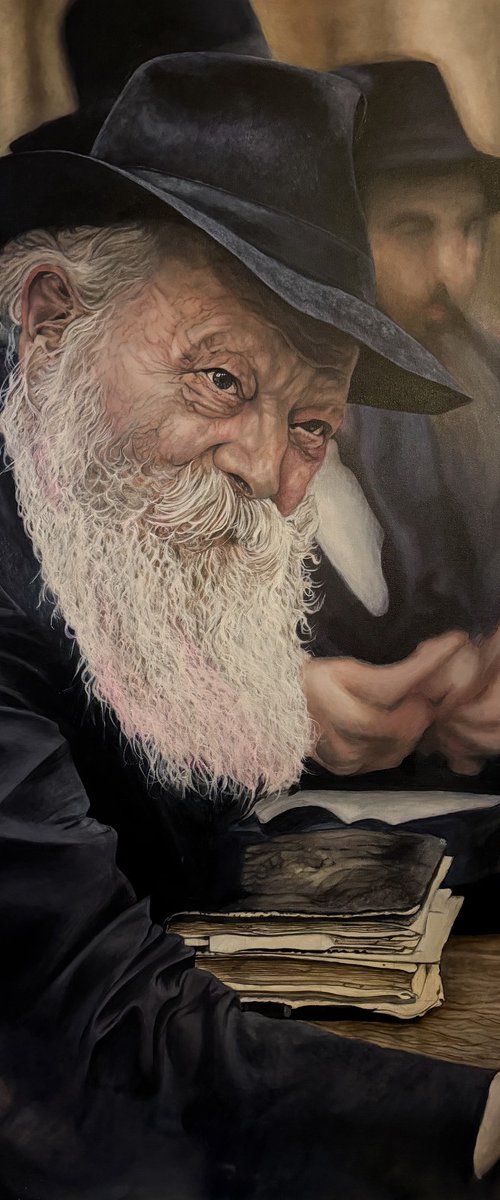 Rabbi Menachem Mendel Schneerson by Edgar Tejada