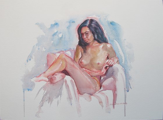 reclining female nude