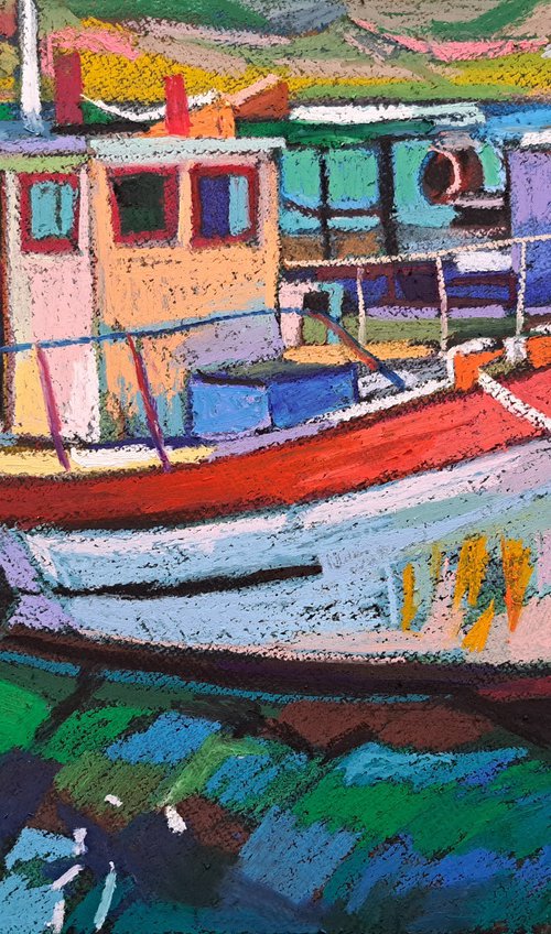 Old fishing boat by Maja Đokić Mihajlović