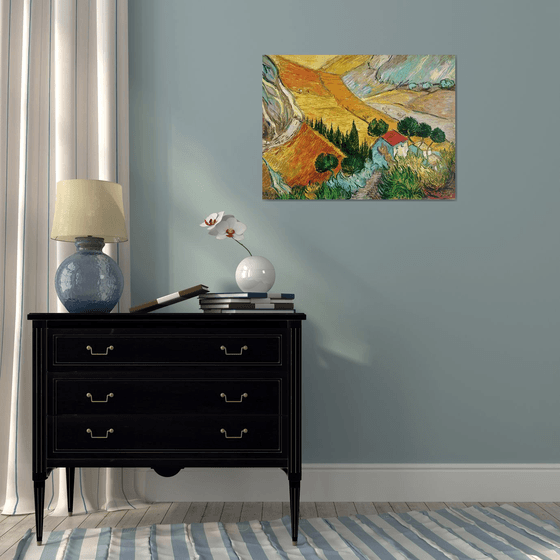 Tuscan Landscape (after Van Gogh)