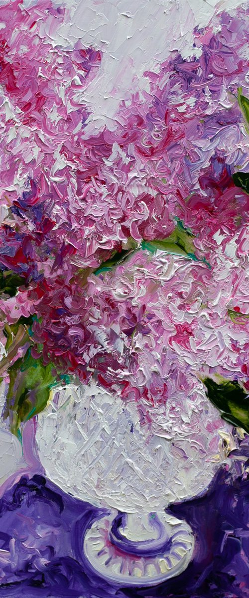 Lilac Laces by Liudmila Pisliakova