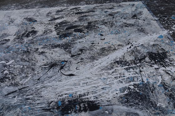 Blue Black White