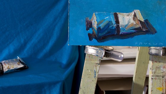 rough blue tube