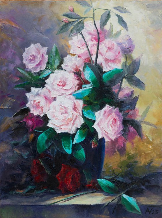 NATUREMORTE WITH ROSES