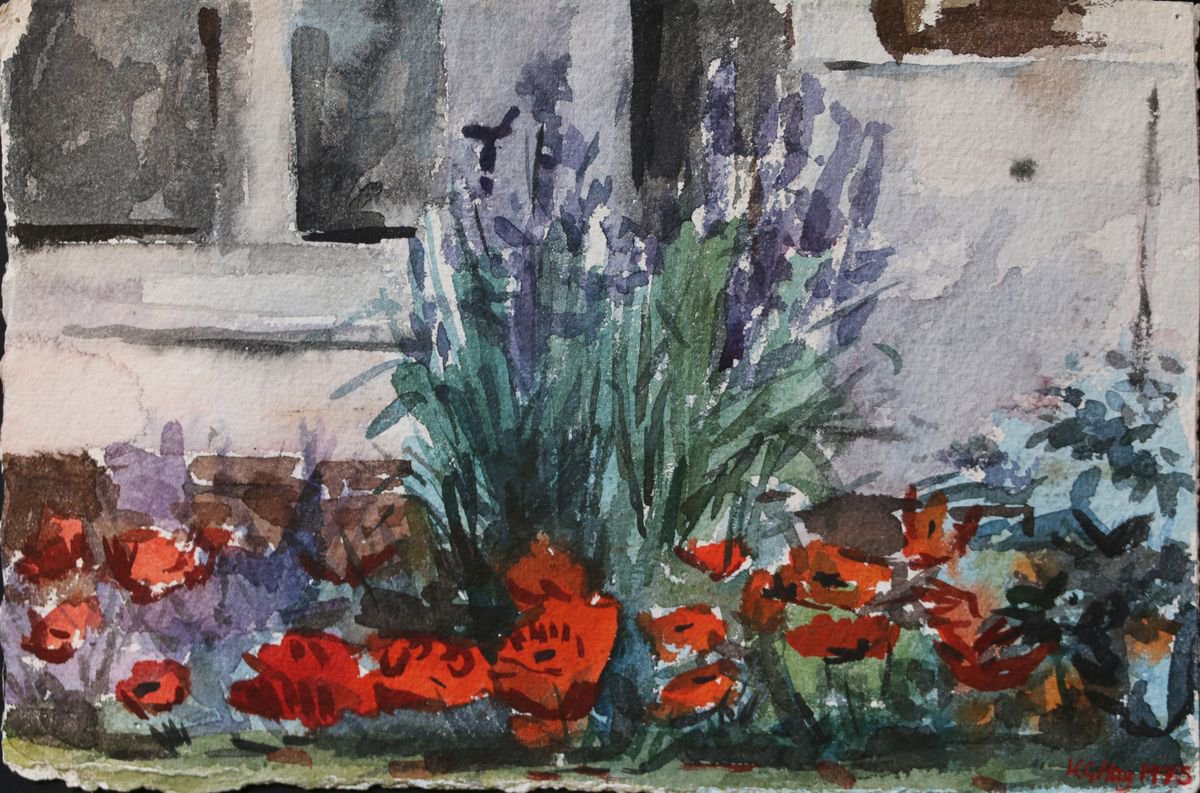 Poppies & Irises by Kenneth Hay